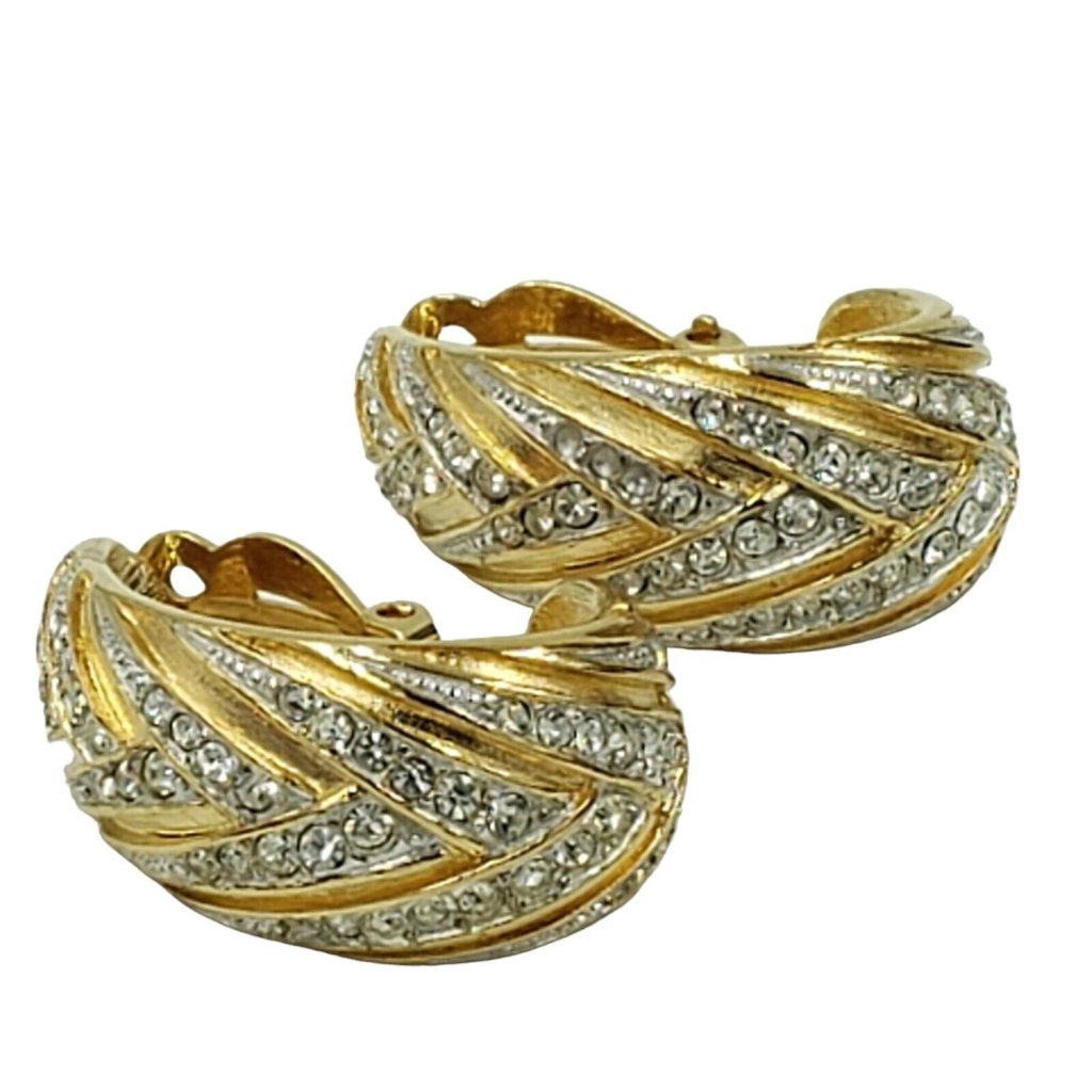 Vintage St John Clip-On Earrings
